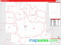 Shelby County, IA Wall Map Zip Code