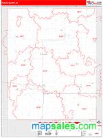 Tama County, IA Wall Map Zip Code