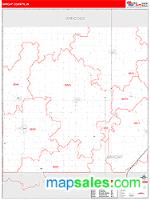 Wright County, IA Wall Map Zip Code