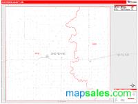 Cheyenne County, KS Wall Map Zip Code