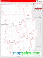 Dickinson County, KS Wall Map