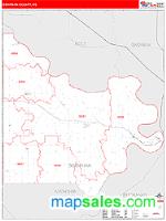 Doniphan County, KS Wall Map Zip Code