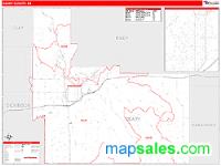 Geary County, KS Wall Map Zip Code