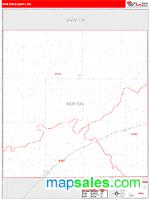 Morton County, KS Wall Map Zip Code