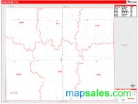 Ness County, KS Wall Map