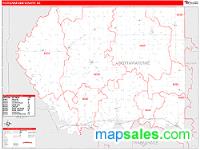 Pottawatomie County, KS Wall Map