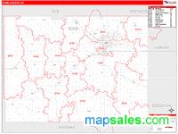 Reno County, KS Wall Map