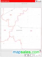 Sheridan County, KS Wall Map Zip Code
