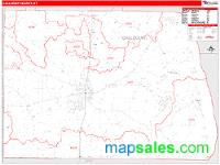 Calloway County, KY Wall Map Zip Code
