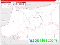 Carlisle County, KY Wall Map Zip Code