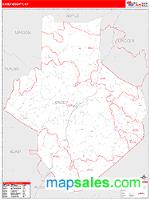 Casey County, KY Wall Map Zip Code