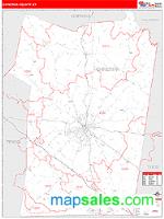 Christian County, KY Wall Map Zip Code