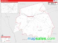 Clark County, KY Wall Map Zip Code