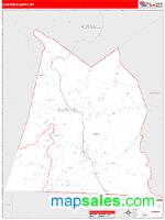 Clinton County, KY Wall Map Zip Code
