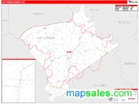 Crittenden County, KY Wall Map Zip Code