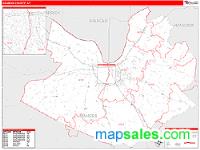 Daviess County, KY Wall Map Zip Code