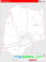 Franklin County, KY Wall Map