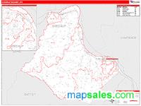 Greenup County, KY Wall Map Zip Code
