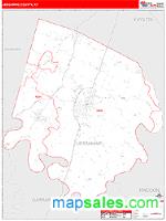 Jessamine County, KY Wall Map