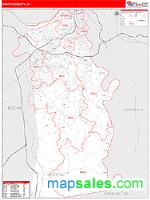 Kenton County, KY Wall Map Zip Code