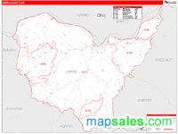 Lewis County, KY Wall Map Zip Code