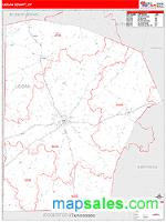 Logan County, KY Wall Map Zip Code