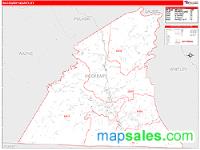 McCreary County, KY Wall Map Zip Code