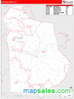 Metcalfe County, KY Wall Map Zip Code