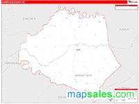 Robertson County, KY Wall Map Zip Code