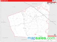 Trigg County, KY Wall Map Zip Code