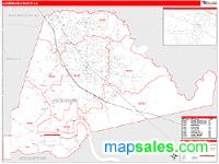 Ascension County, LA Wall Map