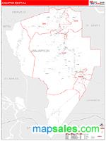 Assumption County, LA Wall Map Zip Code