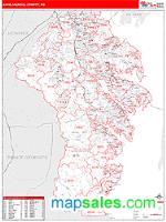 Anne Arundel County, MD Wall Map Zip Code