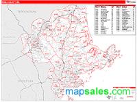 Essex County, MA Wall Map Zip Code