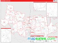 Hampshire County, MA Wall Map Zip Code