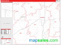 Branch County, MI Wall Map Zip Code