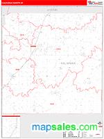 Kalkaska County, MI Wall Map Zip Code