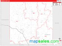 Ogemaw County, MI Wall Map Zip Code