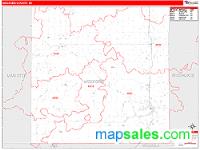 Wexford County, MI Wall Map Zip Code