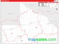 Brown County, MN Wall Map