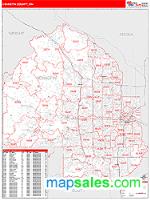 Hennepin County, MN Wall Map Zip Code