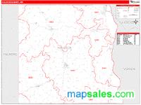 Houston County, MN Wall Map