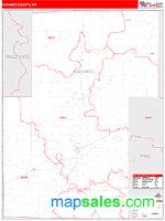 Kanabec County, MN Wall Map