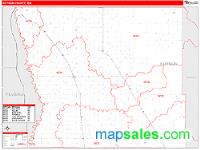 Kittson County, MN Wall Map Zip Code