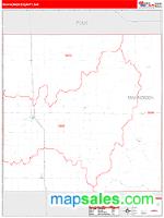 Mahnomen County, MN Wall Map Zip Code