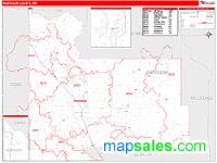 Morrison County, MN Wall Map Zip Code
