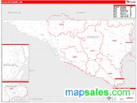 Nicollet County, MN Wall Map Zip Code