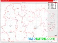 Nobles County, MN Wall Map