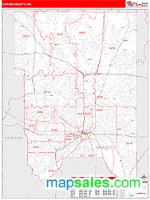 Ramsey County, MN Wall Map Zip Code