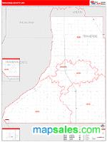 Traverse County, MN Wall Map Zip Code